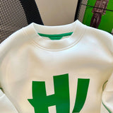 Pure Cotton New Spring And Autumn Fashion Good-looking Letter Pullover Sweater Women