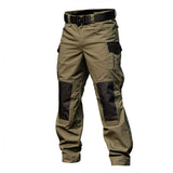 Foesce Military Tactical Cargo Pants Men Army Training Trousers Multi Pockets Wear-Resistant Waterproof Pant Male Hiking Casual Pants