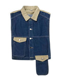 Men's Coat Denim Sleeveless Vest Male Tank Tops Cropped Top Men Patchwork Casual Outerwear Korean Streetwear Hip Hop
