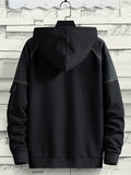 New Spring Multi-Pockets Hoodies Men Streetwear Black Oversized Pullover Sweatshirts Male Cotton Hoody Tops Big Size 8XL