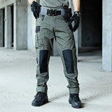 Foesce Military Tactical Cargo Pants Men Army Training Trousers Multi Pockets Wear-Resistant Waterproof Pant Male Hiking Casual Pants