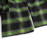 Men's Vintage Straight Pants Plaid Baggy Drawstring Trousers Multi-pocket Design Fall Hip Hop Casual Fashion Streetwear