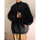 Winter Plush Thick Hoodie Men Warm Fashion Oversized Sweatshirt Men Streetwear Korean Loose Pullover Hoodies Mens Hoody M-3XL