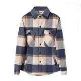 Foesce Plaid Jacket Men Autumn Winter New Casual Fleece Warm Shirt Coats Male Regular Outerwear Coats