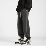 Winter Thicken Pants Men Warm Fashion Lamb Wool Pants Men Streetwear Korean Loose Thick Straight Pants Mens Trousers M-3XL