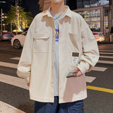 Men's Plaid Long Sleeve Shirts Art Style Autumn Korean Shirt Woman Fashion Trend Casual Oversize Shirt Quality Clothing New