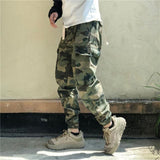Fashion Military Camo Tactical Cargo Pants  American Streetwear Casual TrousersMen Harajuku Joggers Male Camoufage