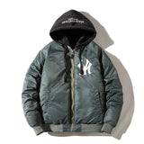 Foesce New Autumn Couples Street Trend Embroidery Bomber Jacket Baseball Coat winter clothes plus size women Hooded College coats