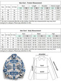 Foesce Shirt Jacket for Men Ethnic Geometric Pattern Coats Button Fly Overshirts Jacket with Flap Pocket Winter Outerwear Tops