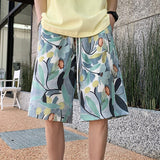 Anime Graffiti Mens Summer Casual Shorts Neutral Fashion Hip Hop Cotton Sweat Short Pans  Men's Joggers Beach Short Sweatpants