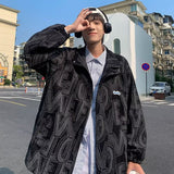 Autumn Winter Fashion Bomber Jackets for Men Baseball Uniform Oversized Coat Jackets and Coats Loose Student Casual Women Jacket
