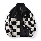 Foesce Imitation Lamb Wool Winter Jacket Men Korean Fashion Thickened Loose Warm Jacket Couple Models Plush Jackets Harajuku Coats
