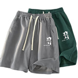 Summer Large Size Mens Shorts American Vintage Sports Shorts Male Design Sense Loose Straight High Waist Men Sports Half Pants