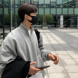Winter Plush Thick Hoodie Men Warm Fashion Casual Lapel Sweatshirt Men Streetwear Korean Loose Pullover Hoodies Mens Hoody