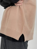 Knitted Vest Autumn Winter Thin Style Men's V-neck Sweater Sleeveless Vests Undershirt Loose Vintage Trend Kinttwear Tops