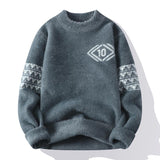 Winter Harajuku Mink Cashmere Sweater Men Half Turtleneck Mens Sweaters Top Quality Pull Homme Thick Warm Pullover Men