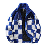 Foesce Imitation Lamb Wool Winter Jacket Men Korean Fashion Thickened Loose Warm Jacket Couple Models Plush Jackets Harajuku Coats
