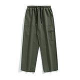 Men's Cotton Cargo Pants Women Spring Autumn Joggers Straight Leg Trousers Loose Japanese Streetwear Men Vintage Pant