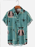 Foesce New Summer Casual Hot Sale Printed Hawaiian Shirts Men's Vacation Seaside Source Oversized Harajuku Shirts
