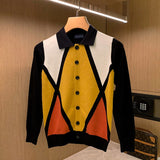 Foesce Men Autumn Winter New Loose Warm Cardigan Outwear Male Lapel Sweater Coats Men Long Sleeve Casual Knitted Jackets