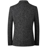 Foesce New Blazers Men Brand Jacket Fashion Slim Casual Coats Handsome Masculino Business Jackets Suits Striped Men's Blazers Tops
