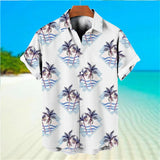 Flower Shirt Hawaiian Shirt Men Clothes Loose Breathable Men's Shirts Summer Male Shirt Street Casual Short Sleeve Tops 5xl