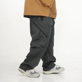 Foesce Japanese Oversize Cargo Pants Men Women American Vintage High Street Trousers Straight Leg Broad-footed Casuals Pants Unisex