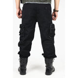 Foesce Men's Fashion Work Pants Outdoor Wear-resistant Mountaineering Trousers Work Clothes Street Fashion Cargo Pants Joggers