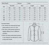 Men's Casual Blouse Shirt Stripe Printing Loose Tops Long Sleeve Tee Shirt Spring Autumn Casual Handsome Men's Shirts New