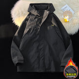 Hooded Outerdoor Jacket Men's Cotton Padded Coats Fashion Brand Loose Unisex Clothing Thicken Male Outerwear