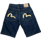 Foesce Gothic Print Black Denim Shorts Summer American Retro Loose Straight Y2K Shorts Hip-hop Trend Casual Shorts for Men