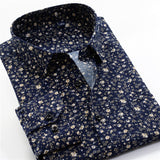 Foesce Men's Printed Shirt  Autumn New Fashion Casual Loose Hawaii Long Sleeve Shirts Male Brand Plus Zise 5XL 6XL 7XL 8XL 9XL 10XL