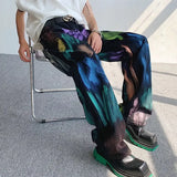 Chic Graffiti Y2K Fashion Baggy New Jeans Kpop Pants Women Clothing Korean Casual Straight Women Long Trousers