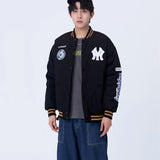 Foesce chaquetas hombre bomber jacket men cotton-padded motorcycle jacket Thick Autumn Winter Baseball Outerwear & Coats men clothing