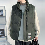 Size 5xl Fashion Cotton Vest Jacket Men New Autumn Winter Warm Sleeveless Jackets Male Windproof Casual Waistcoat  Down Vest