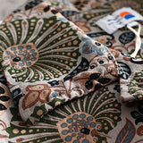 Vintage Cuban Collar Flower Full Print Beach Hawaii Shirt Men Clothing Button Up Shirt Women Summer Korean Streetwear Tops