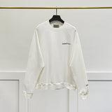 Fashion New Essentials Sweatshirt Men Reflective printed letter High Quality Hoodie Hip hop Unisex Loose Pullover Streetwear