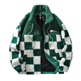 Foesce Imitation Lamb Wool Winter Jacket Men Korean Fashion Thickened Loose Warm Jacket Couple Models Plush Jackets Harajuku Coats