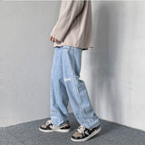 Men's Women's jeans Neutral Denim Trousers Loose Straight Men Jeans asthetic Man Jeans Pants for boy Casual Baggy hip hop