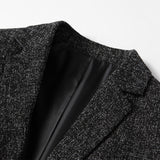 Foesce New Blazers Men Brand Jacket Fashion Slim Casual Coats Handsome Masculino Business Jackets Suits Striped Men's Blazers Tops