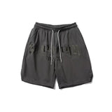 American Embroidered Shorts Men'S Summer Street Hip Hop Loose Trendy Sports Casual Straight Five Legged Pants