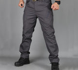 Foesce Military Tactical Cargo Pants Men Army Training Trousers Multi Pockets Wear-Resistant Waterproof Pant Male Hiking Casual Pants