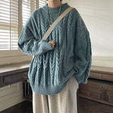 Autumn Winter Tops Men Vintage Knitted Sweaters Men O-neck Sweater Men Pullover Jumpers Fashion Clothing Knitwear Sweater