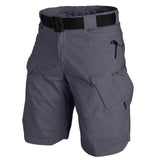 Men Urban Military Tactical Shorts Upgraded Waterproof Quick Dry Multi-pocket Short Pants Outdoor Hunting Fishing Cargo Shorts