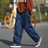 Blue/Black Baggy Jeans Men Fashion Casual Oversized Wide Leg Jeans Men Streetwear Hip Hop Straight Denim Pants Mens Trousers