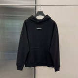 Foesce Fashion  Hoodies High Quality Sweatshirt Chest letter logo Hip hop Loose Unisex Oversize 100% Cotton Hoodie