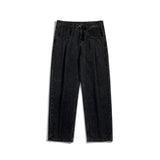 White/Blue/Black Baggy Jeans Men Fashion Casual Straight Jeans Men Streetwear Loose Hip Hop Wide Legs Denim Pants Mens Trousers