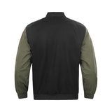 Mens Jacket New Korean Fashion Autumn Stand Collar Men Jacket Patchwork Casual Style Contrast Color Coats Men Clothing