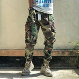 Fashion Military Camo Tactical Cargo Pants  American Streetwear Casual TrousersMen Harajuku Joggers Male Camoufage