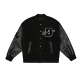 American retro alphabet embroidery jackets coats men's new Y2K street hip-hop baseball suit couple casual trend jacket top